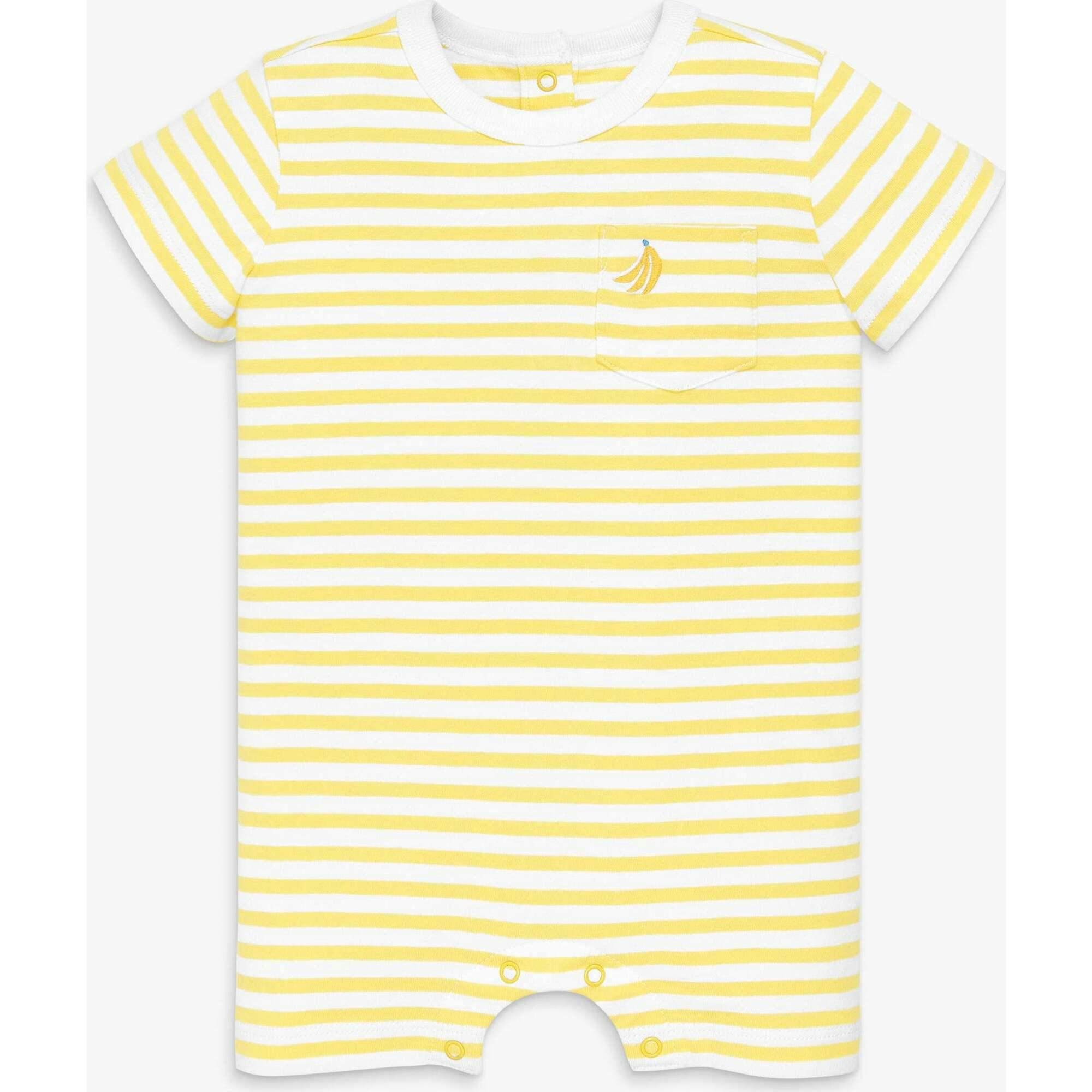 Baby embroidered stripe pocket shortie