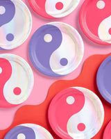 Yin Yang Plates - 24 paper plates
