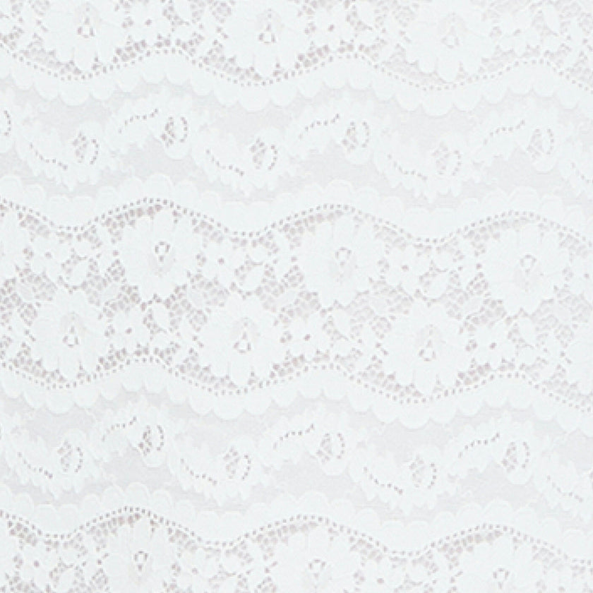 The Coraline Dress - White Stretch Lace