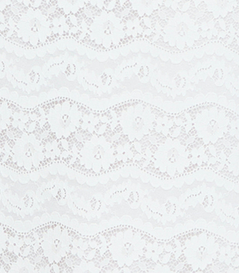 The Coraline Dress - White Stretch Lace