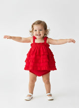 Nia Dress Red