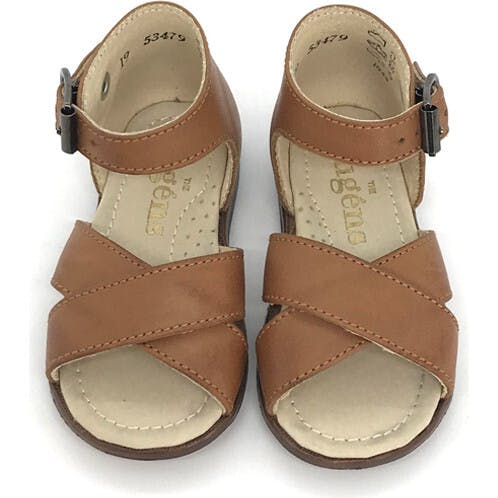 Athina Ankle Strap Sandal, Brown