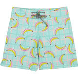 Banana splash surfer swim shorts