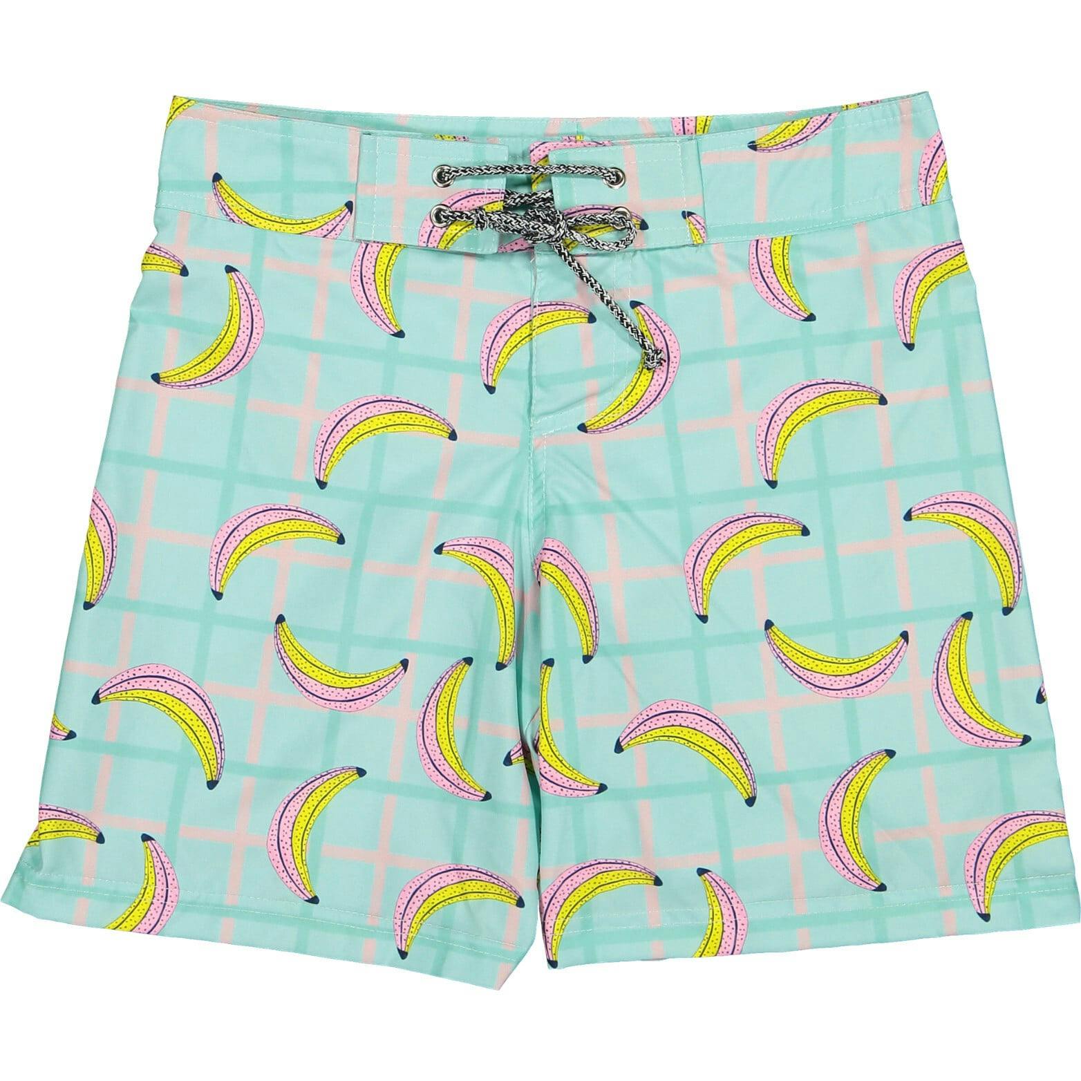Banana splash surfer swim shorts