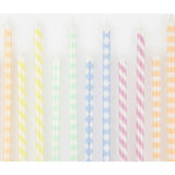 Pastel Patterned Candles