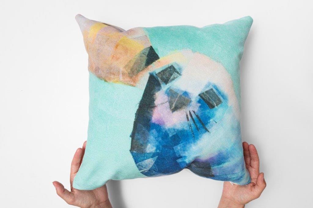 Velveteen Mommy & Baby Pillow 18x18