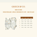 Sweetheart 1 Piece Swimsuit | UPF + Recycled - Buckwheat Plaid