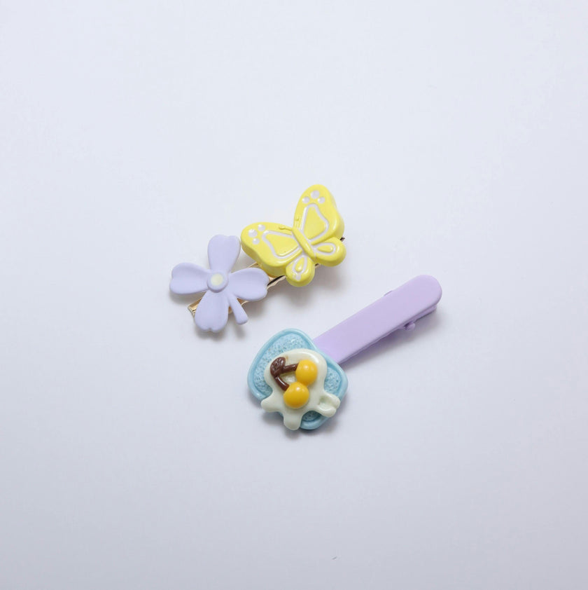 Sugar & Spice Hair Clips (Set of 2)