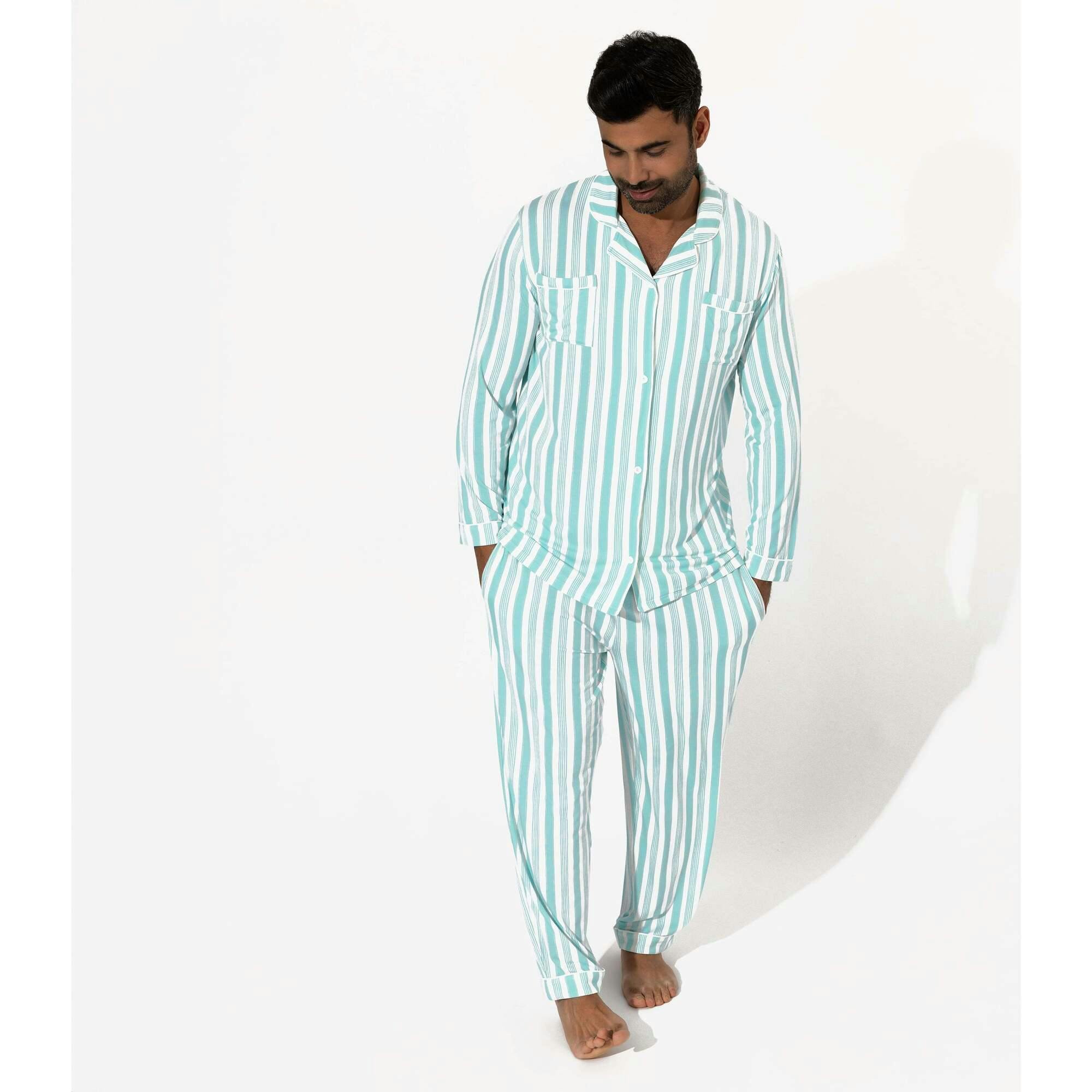 Slumber Stripes Bamboo Men's Pajama Set