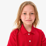 Kids short sleeve pique polo