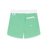 boys gustavia green board shorts