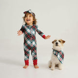Portia Plaid Dog Bandana