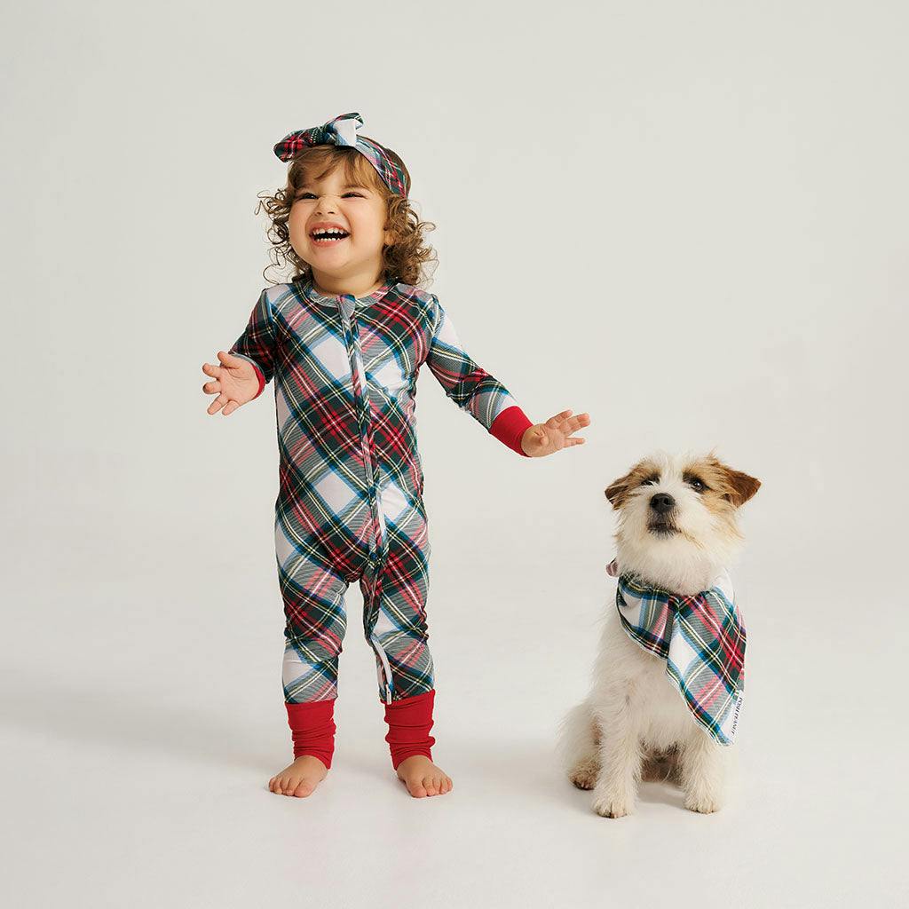 Portia Plaid Dog Bandana