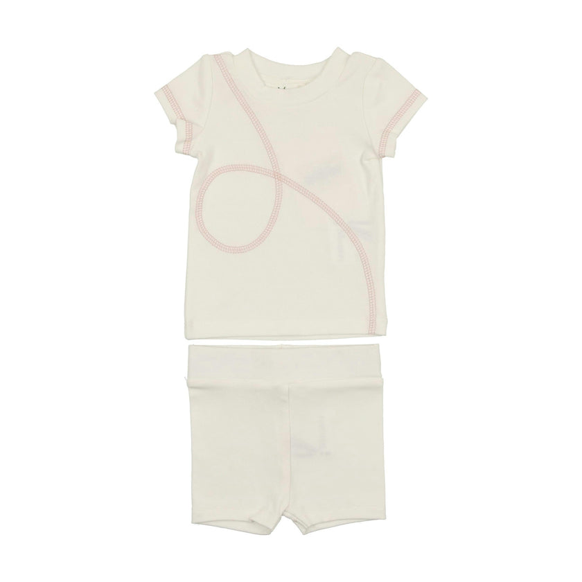 Spiral Stitch Short Set
