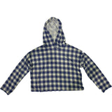 Blue Plaid Hoodie, Prints