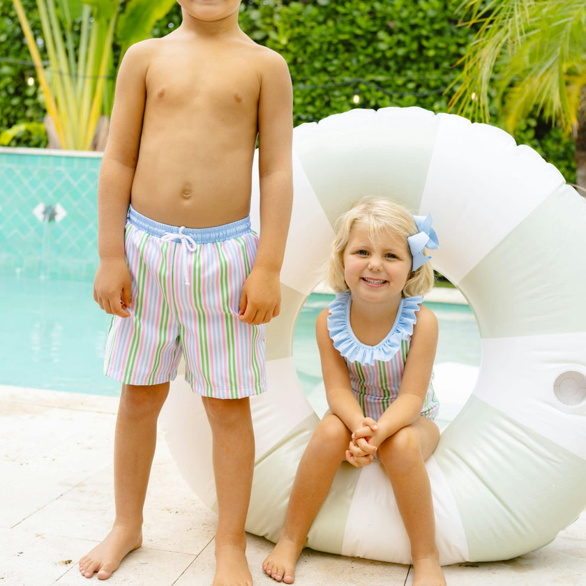 Swim Trunks - Summer Stripe