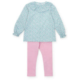 Emma Set Girls' Legging Set Holly Holiday