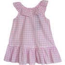 Gingham Yellow Back Bow Dress