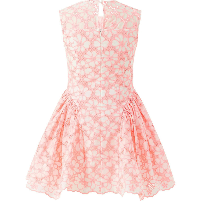 Holly Cotton Embroidered Mini Dress
