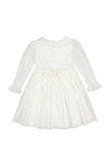 MARIE ANTOINETTE WHITE SMOCKED DRESS