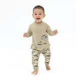 Camo French Terry - Drop Sleeve Sweatshirt