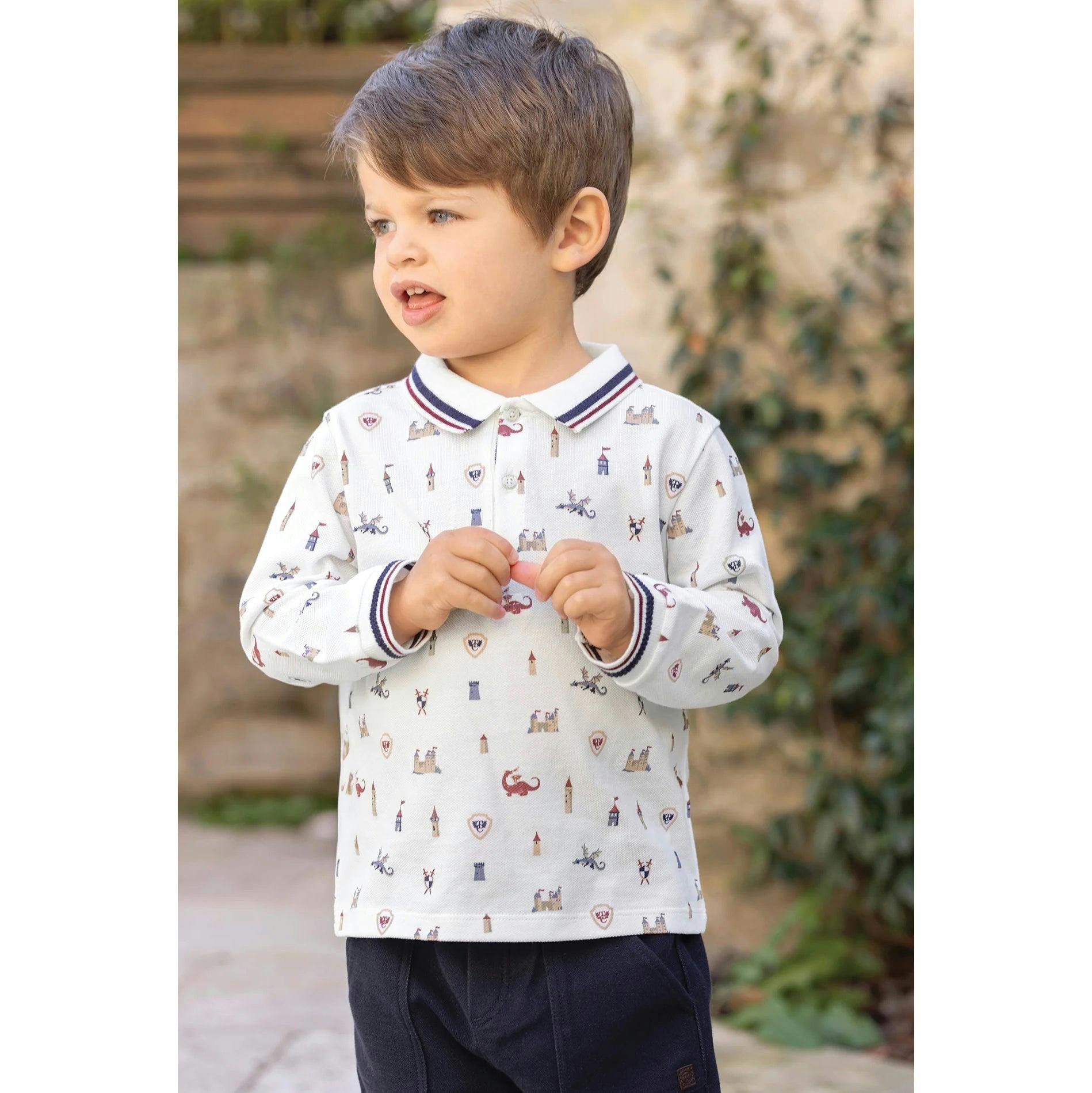 TARTINE ET CHOCOLAT The Realm Baby Polo - Nacre
