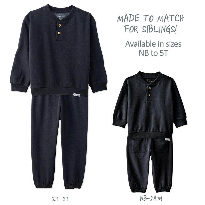 JERRY 6-Piece Henley Sweatsuit