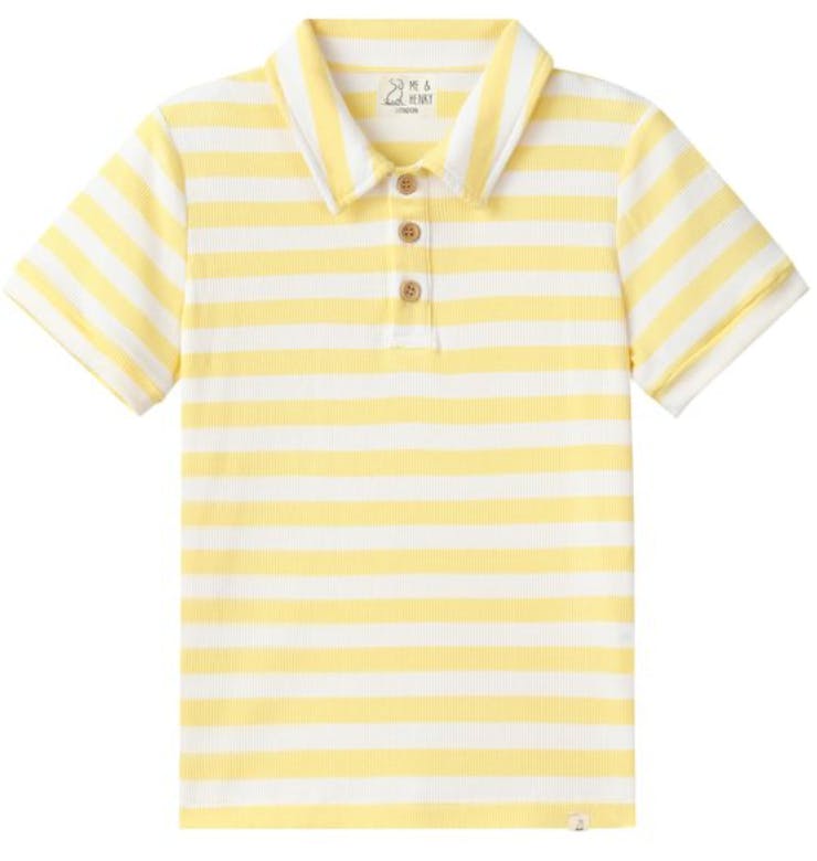 SHIPPING LEMON/WHITE STRIPE Polo