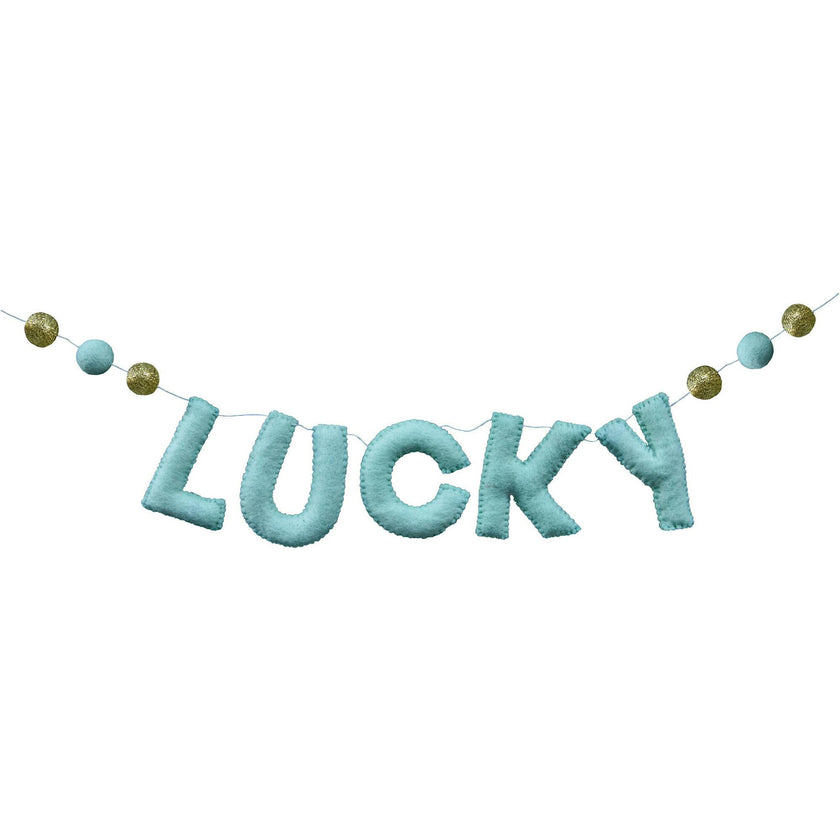 Lucky Wool Felt Garland