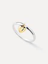 Heart Ring - Leia Two Tone