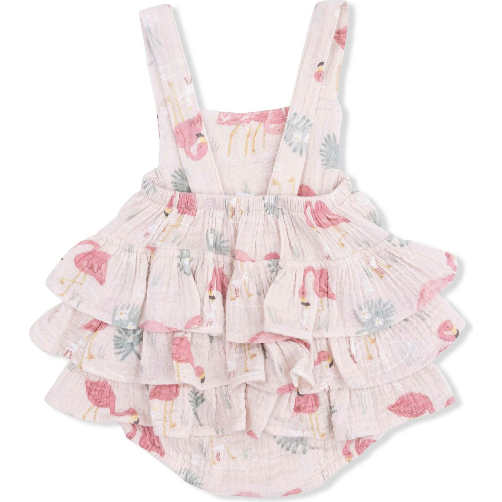Flamingos - Ruffle Sunsuit