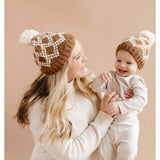 Diamond Faire Isle Hat, Walnut