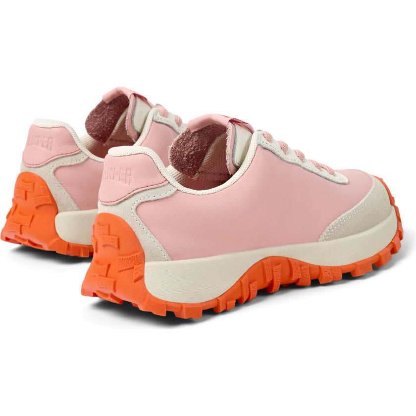 Kids Drift Trail Leather & Nubuck Vintage Sneakers, Pink