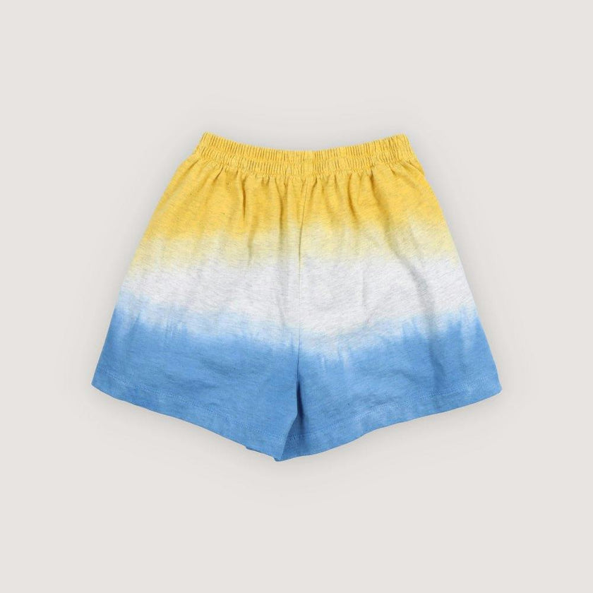 Tie Dye Short Mimosa Yellow