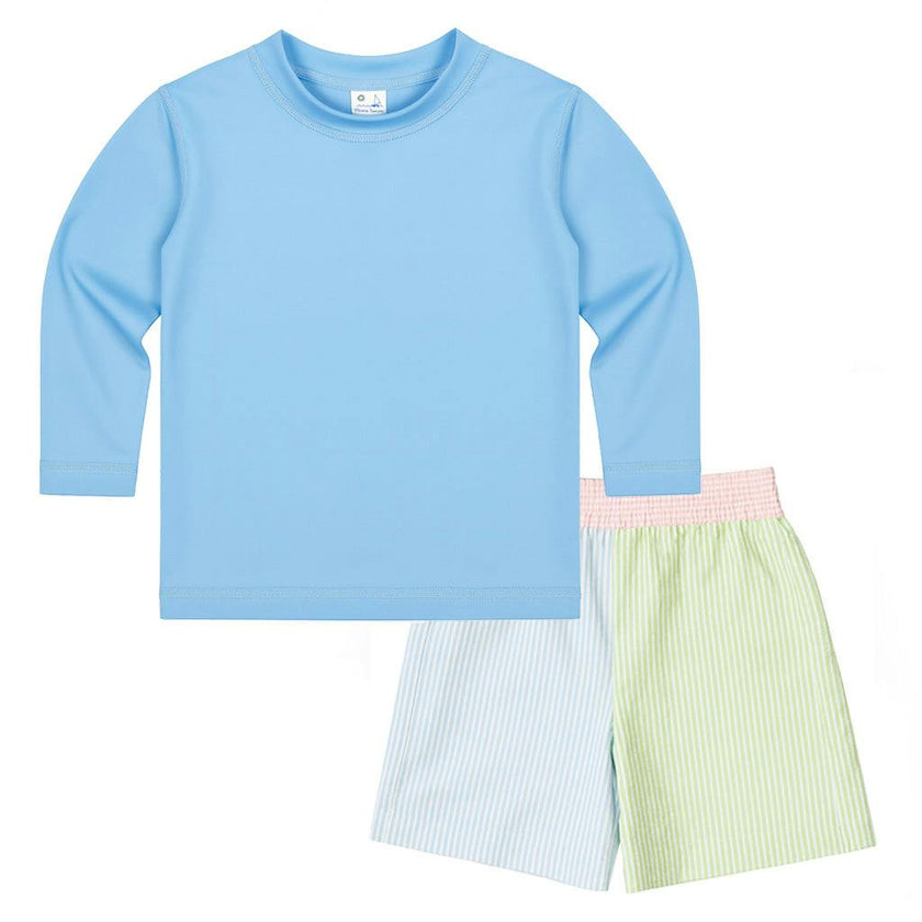 Blue Long Sleeve Rashguard