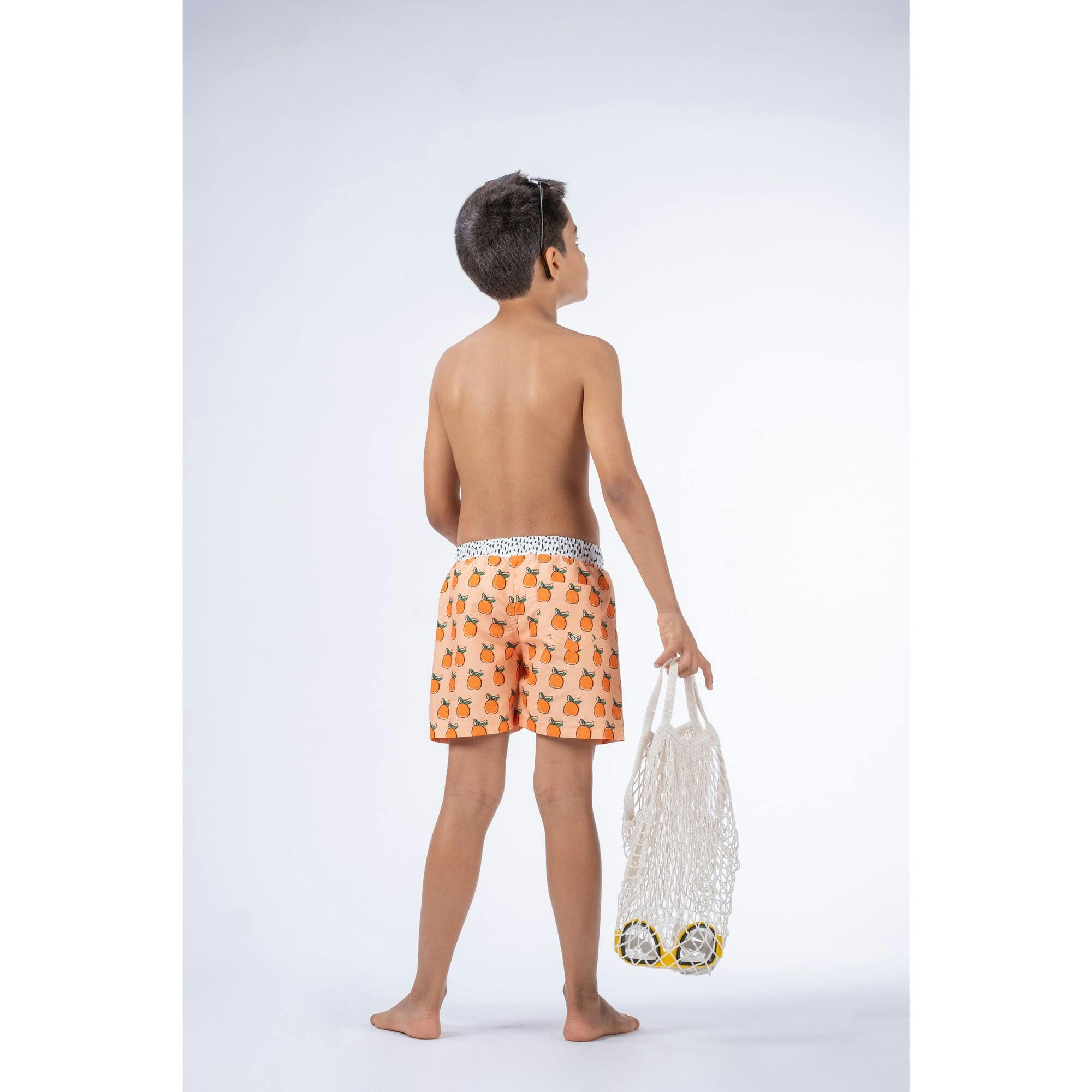 Oranges Print Classic Swim Shorts, Multi