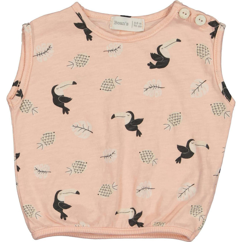All-Over Print Sleeveless Top