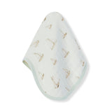 Sailboat Melody Contour Four Layer Burp Cloth