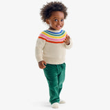 Baby stretch corduroy drawstring pant