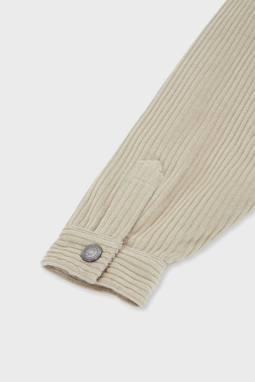 Organic Cotton Oversized Corduroy Shirt Jacket