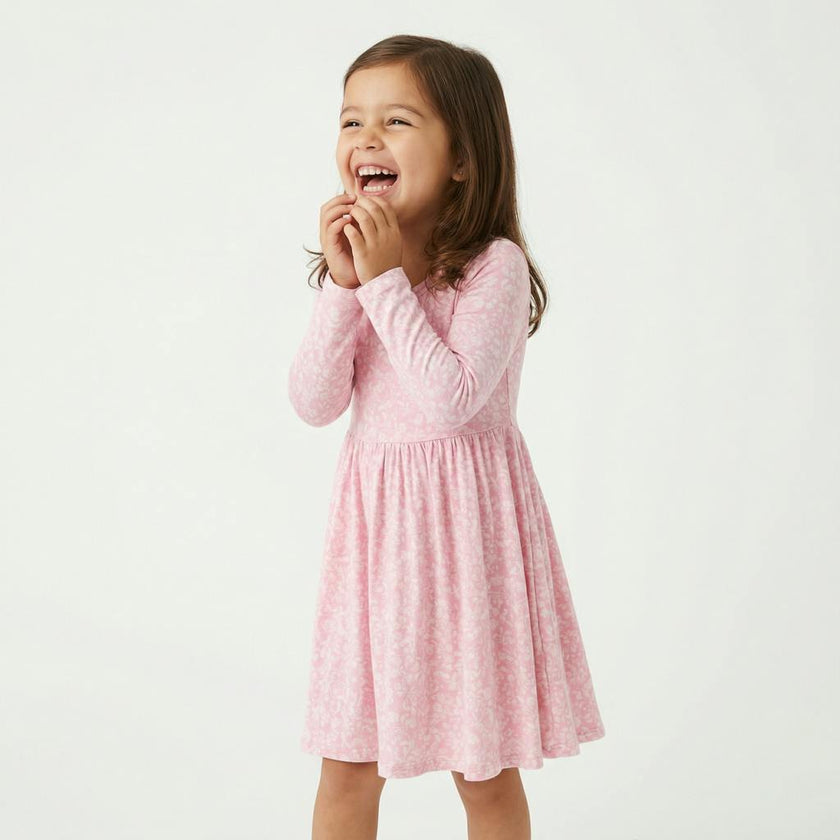 Petite Fleur Bamboo Twirl Dress