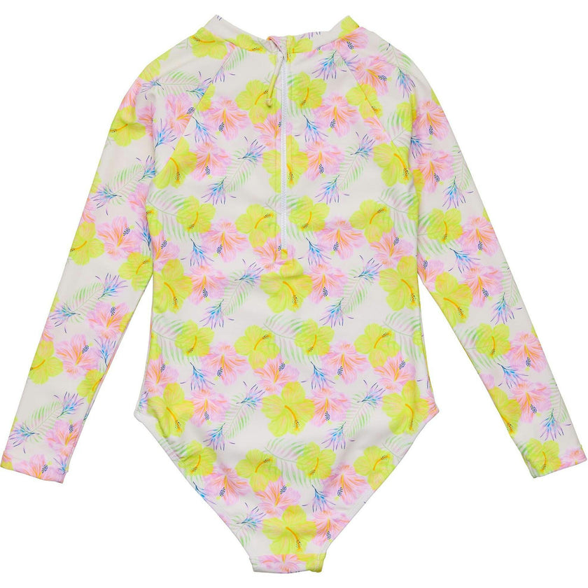 Aloha Vacay Recycled LS Surf Suit