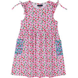 Girls Blocked Dress, Pink