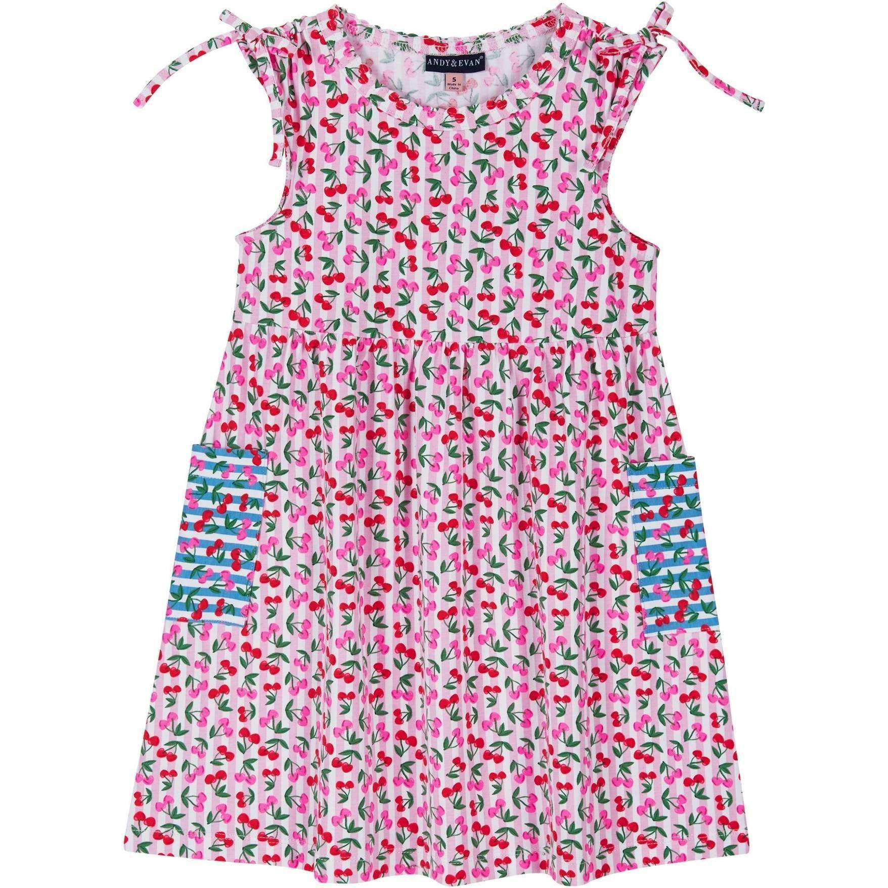 Girls Blocked Dress, Pink