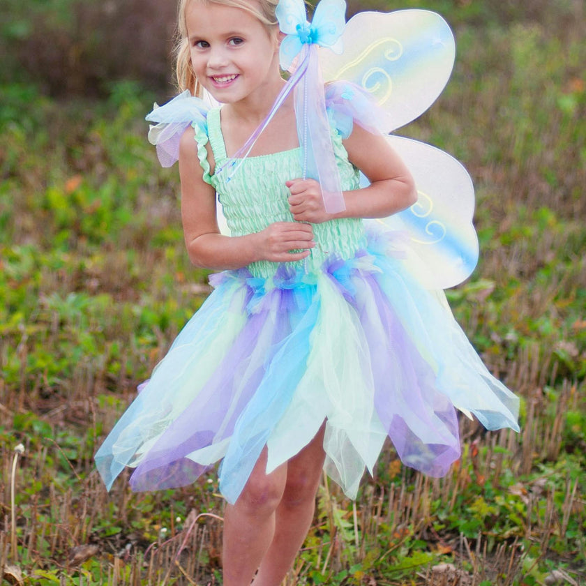 Butterfly Dress & Wings with Wand