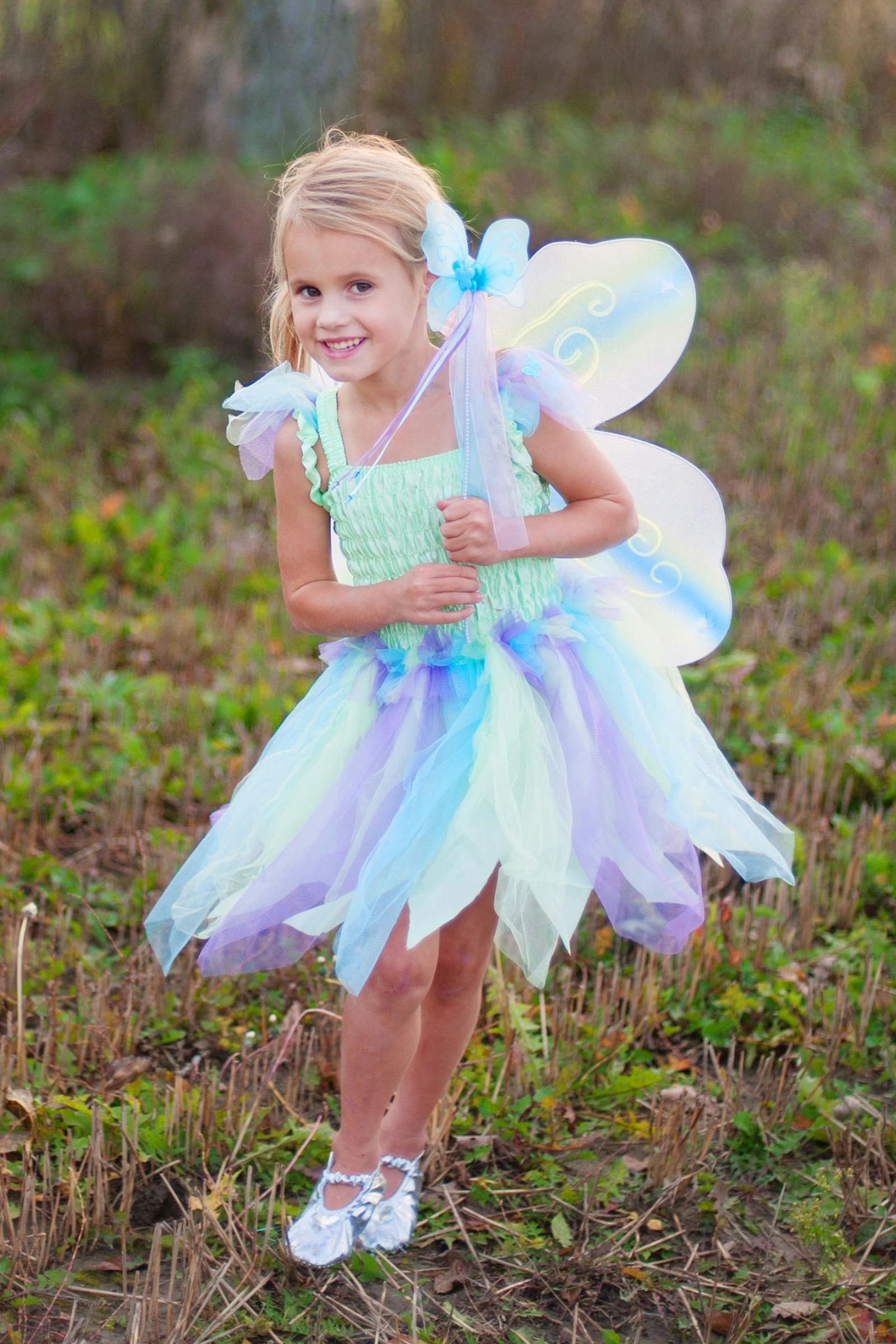 Butterfly Dress & Wings with Wand