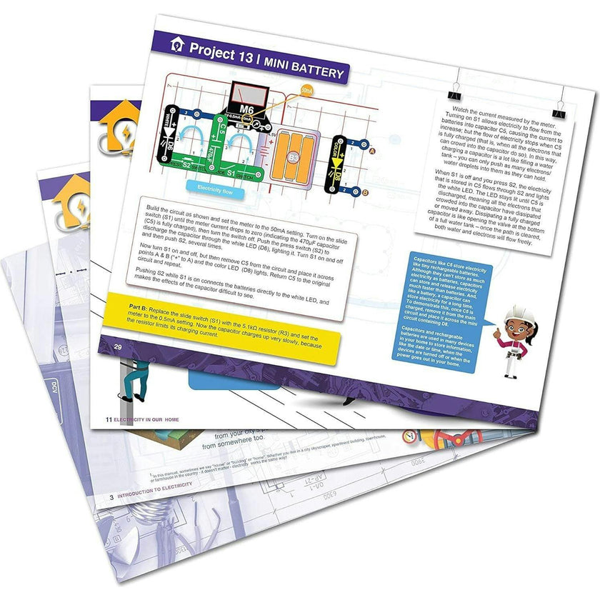 Sanp Circuits My Home  Electronics Building Kit STEM Learning Toy
