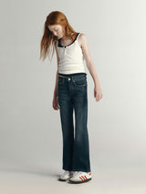 Cleo Low-Rise Bootcut Jeans | Nightlight