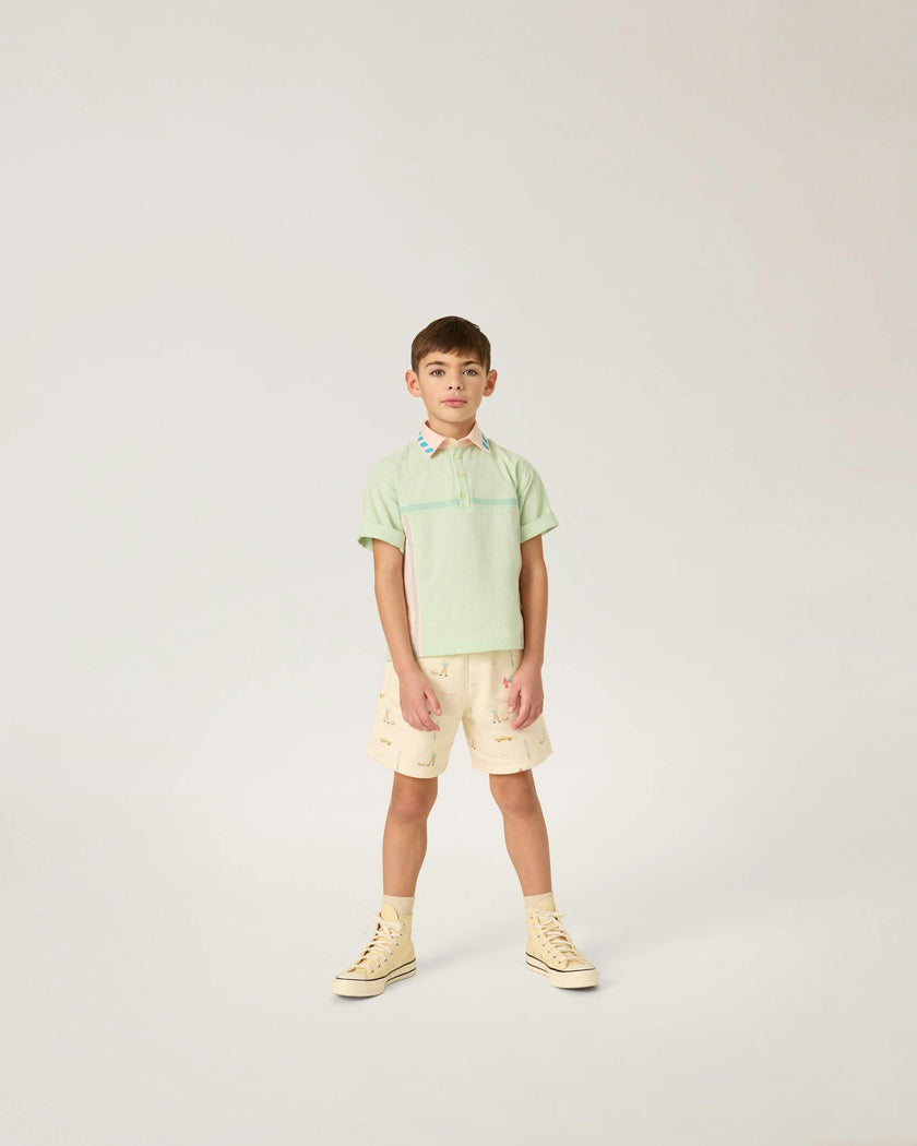 Embroidered Watermelon Polo