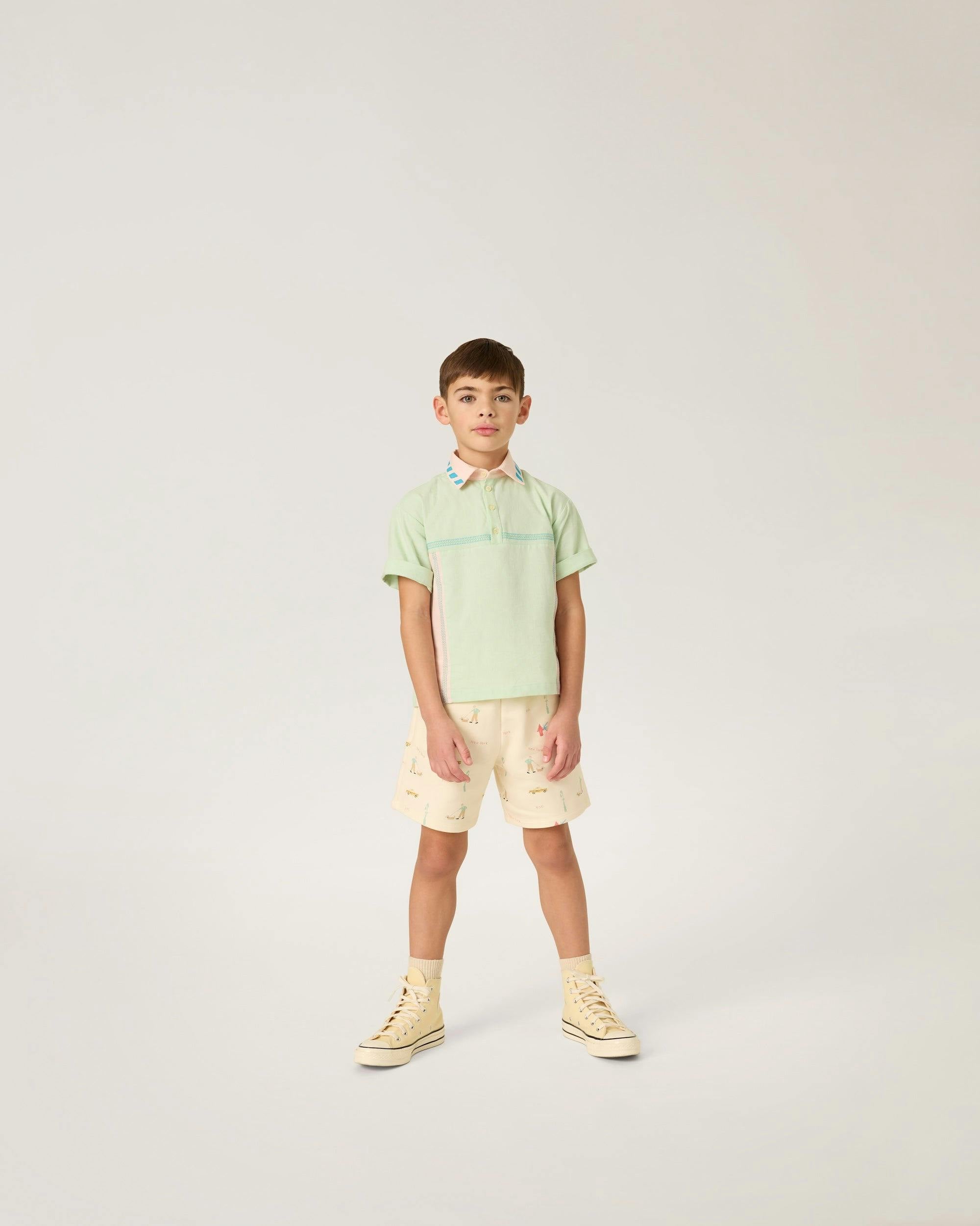 Embroidered Watermelon Polo